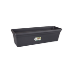 green basics balkonkasten 80cm living schwarz